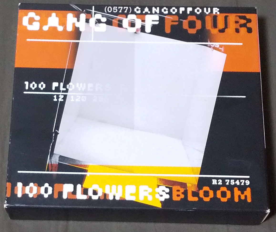 Gang Of Four - 100 Flowers Bloom BOX SET US record 2xCD + 52P Booklet Rhino Records R2 75479 gang *ob* four 1998 year 