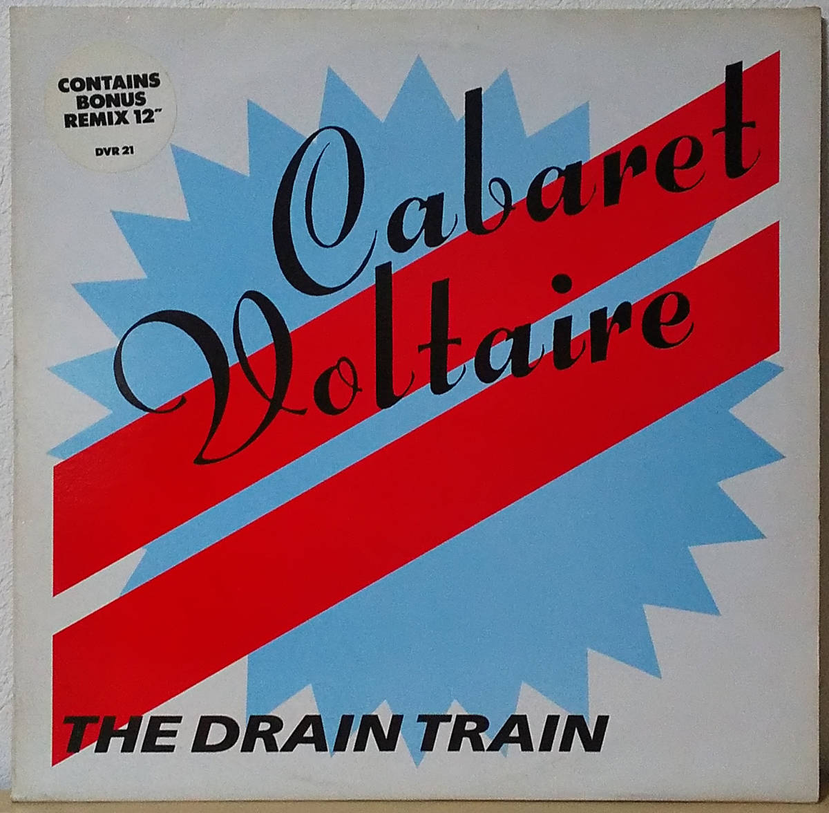 Cabaret Voltaire - The Drain Train UK.Ori 12x2inch(45 RPM, 33 RPM) Doublevision DVR 21 1986年 キャバレー・ヴォルテール_画像1