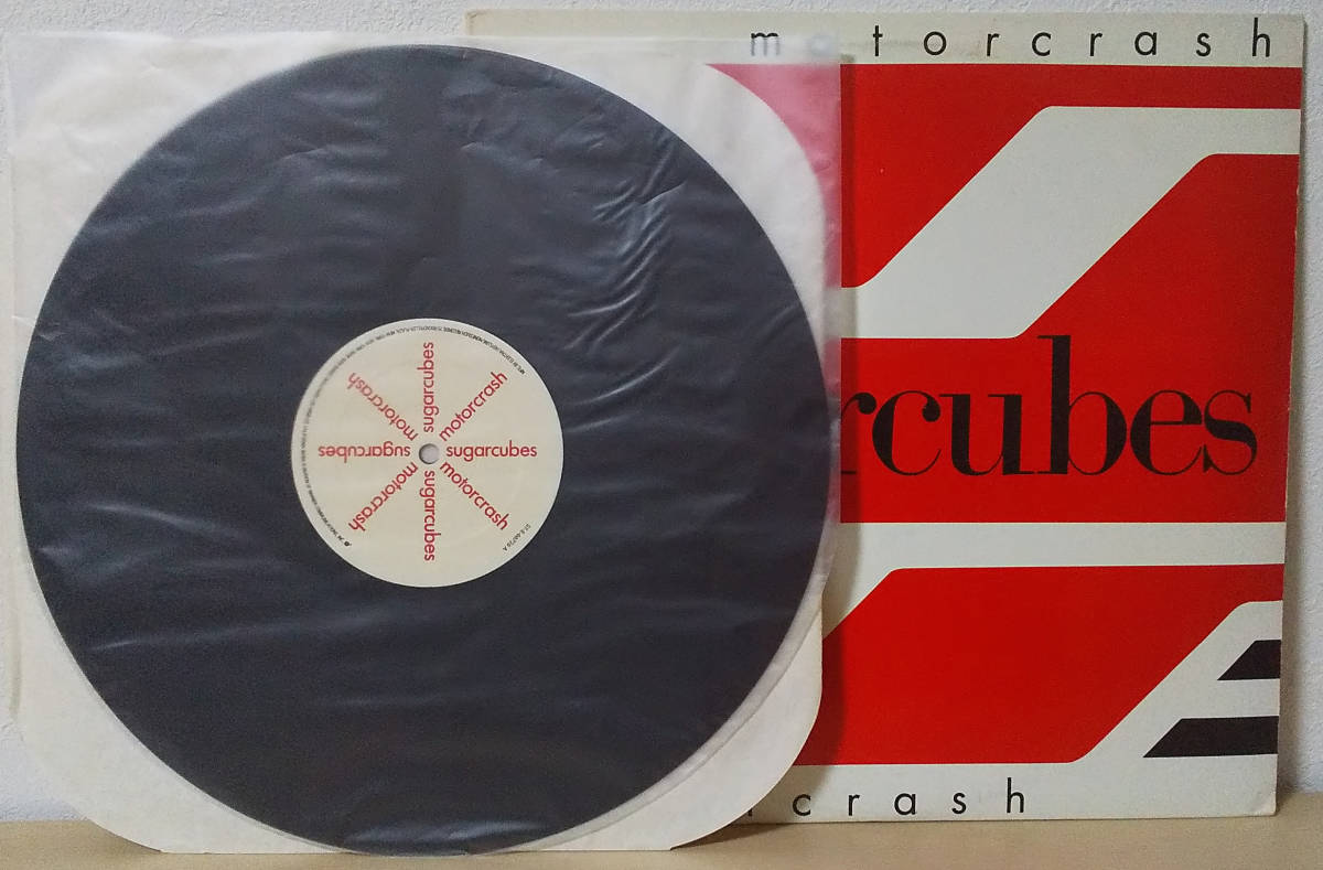 The Sugarcubes - Motorcrash US盤Ori. 12inch Elektra - 0-66726 シュガーキューブス Bjork 1988年_画像3