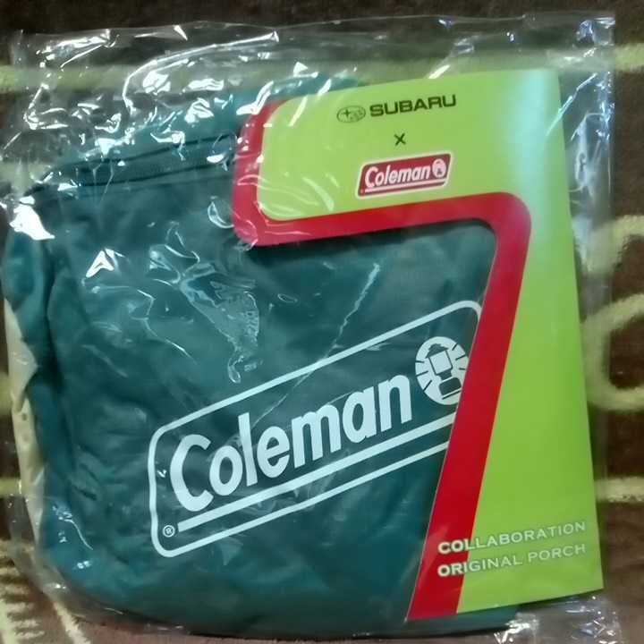 SUBARU×Coleman original pouch ( drum type ) COLOR: dark green 