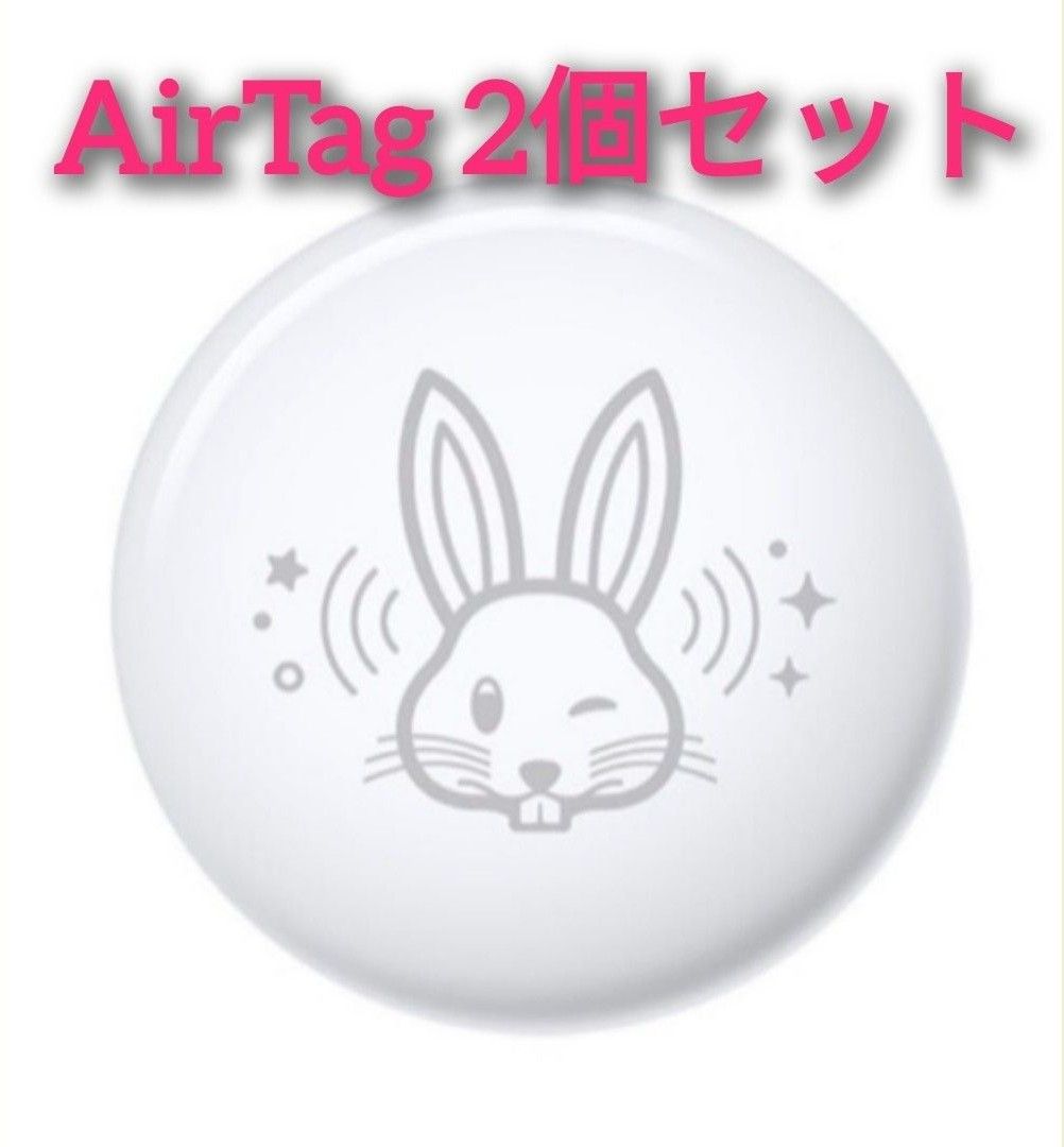 2個セット 新品未開封 兎デザイン AirTag エアタグ|PayPayフリマ