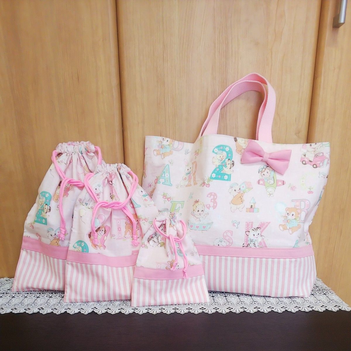 2023特集 - 花柄 ハンドメイド ハンドメイド入園入学バッグセット 2023特集 - 花柄 ハンドメイド ハンドメイド入園入学バッグセット