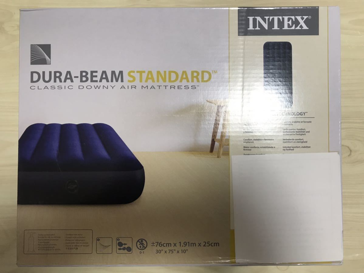 ★★★【来客用や非常用、事務所にも】INTEX DURA-BEAM STANDARD（76×191×25cm）安心の国内発送【新品・未使用】★★★ ※ポンプなし_画像1