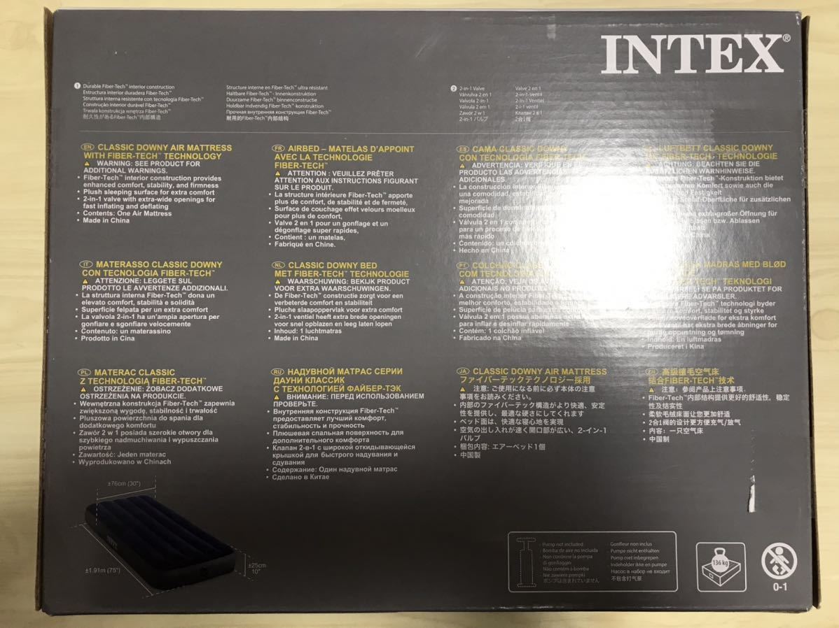 ★★★【来客用や非常用、事務所にも】INTEX DURA-BEAM STANDARD（76×191×25cm）安心の国内発送【新品・未使用】★★★ ※ポンプなし_画像2