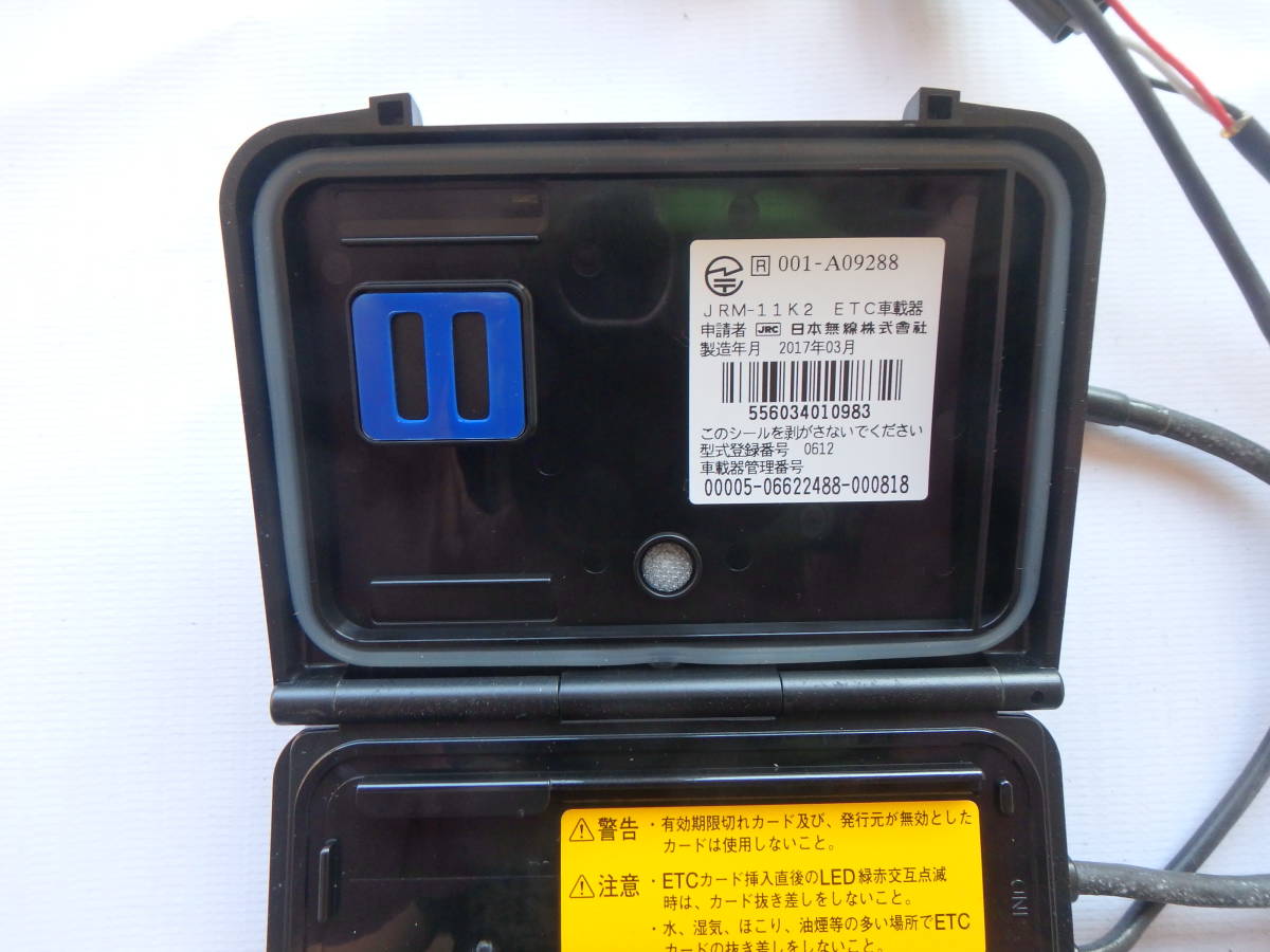  for motorcycle ETC JRM-11 K2 Japan wireless used D319 manufacture year : 2017/03