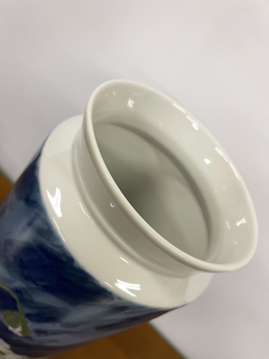美品】ROYAL COPENHAGEN ロイヤルコペンハーゲン 裸婦花紋大型花瓶 高