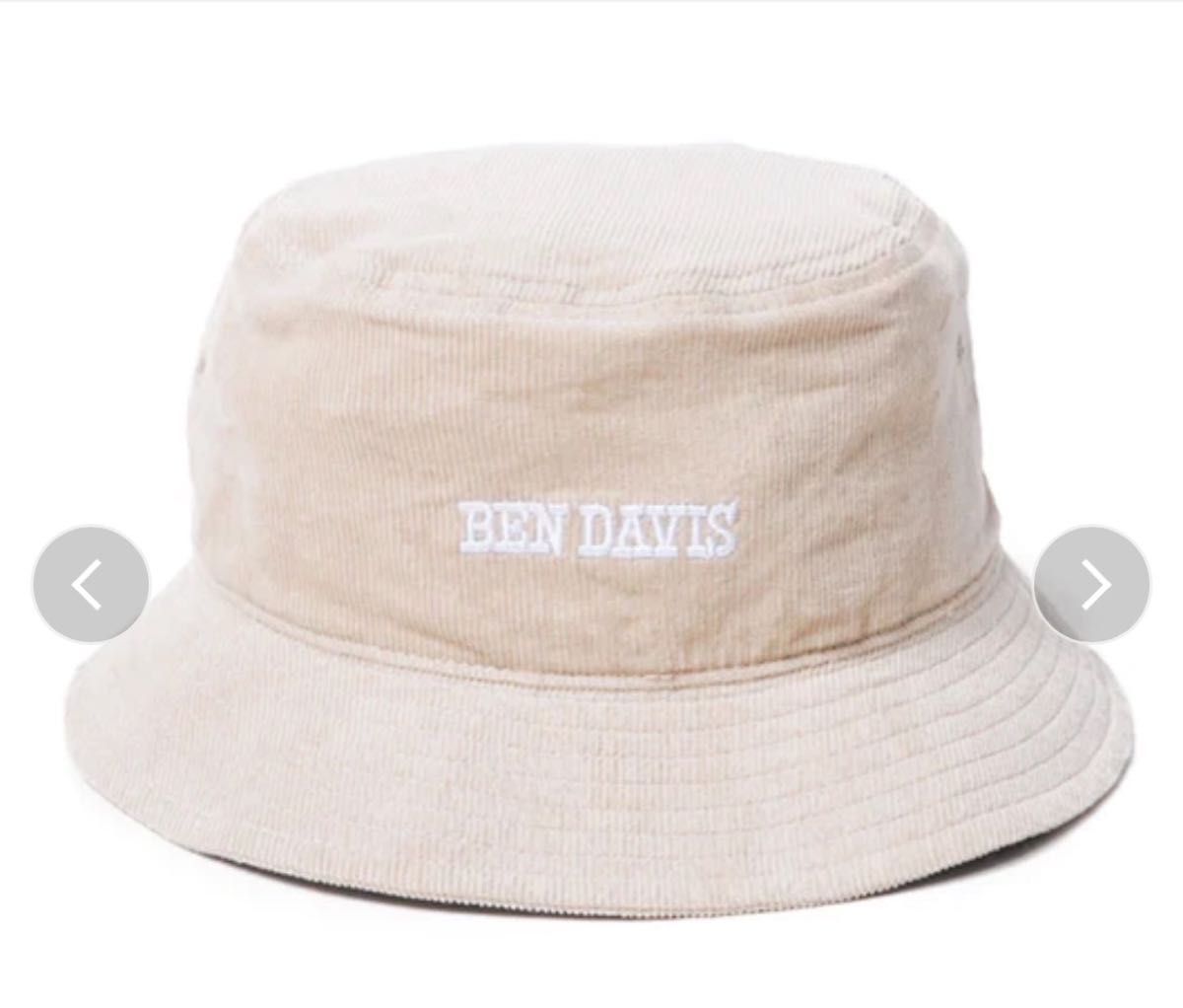 新品　BEN DAVIS ベンデイビス　コーデュロイ ハット　ベージュ