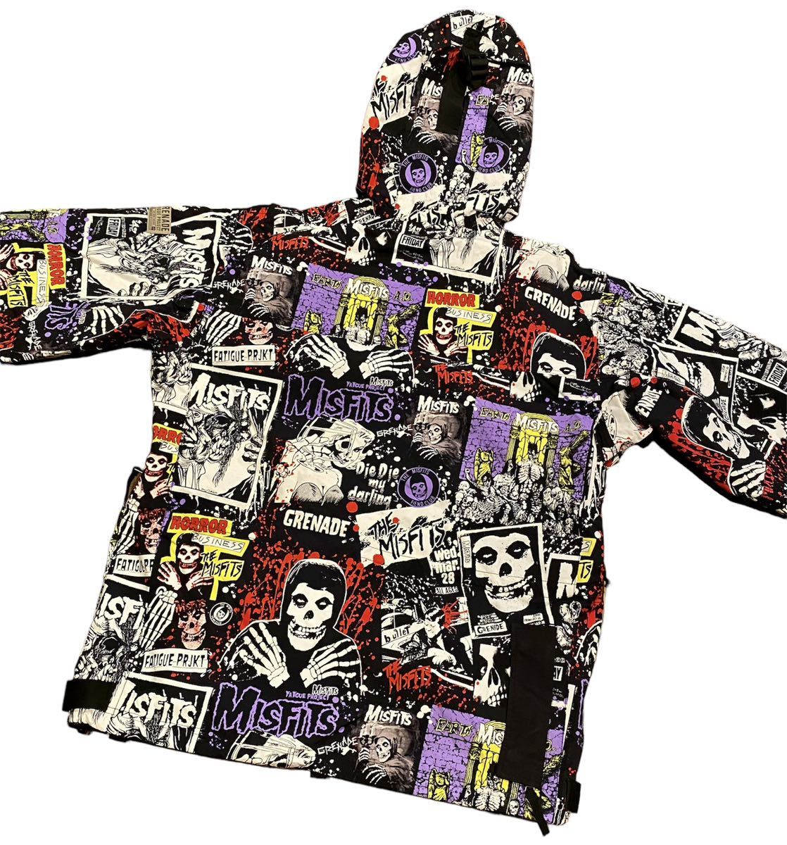 入手困難】GRENADE × MISFITS スノーボード ジャケット L 廃盤 入手困難】GRENADE × MISFITS スノーボード ジャケット L 廃盤