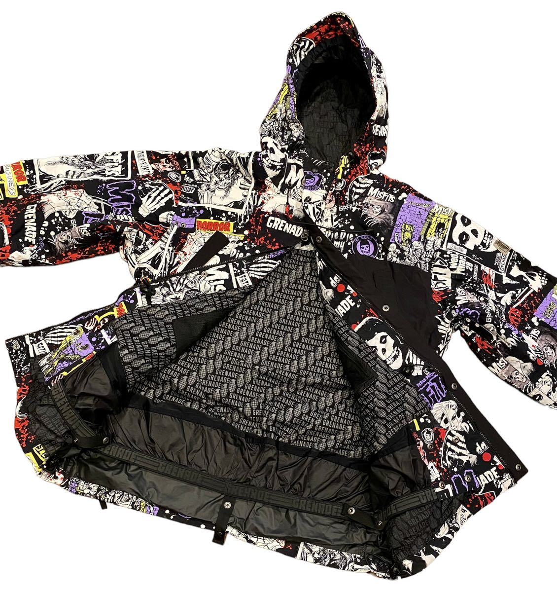 入手困難】GRENADE × MISFITS スノーボード ジャケット L 廃盤 入手困難】GRENADE × MISFITS スノーボード ジャケット L 廃盤