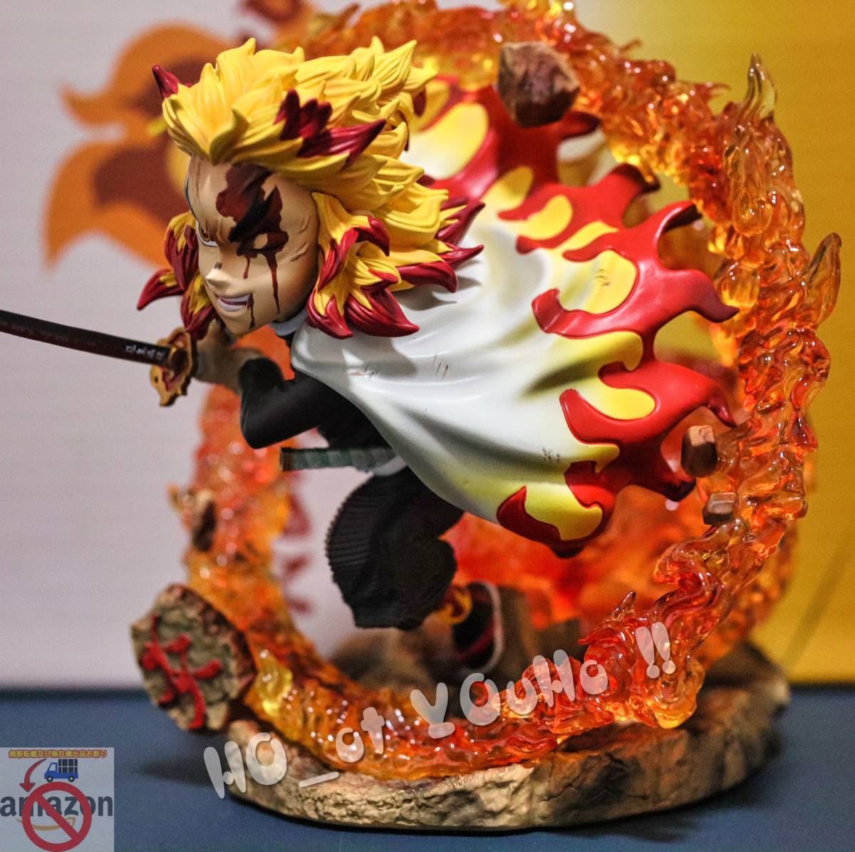 在庫処分 Demon Slayer 鬼滅の刃 フィギュア 無限列車編 炎柱・煉獄杏
