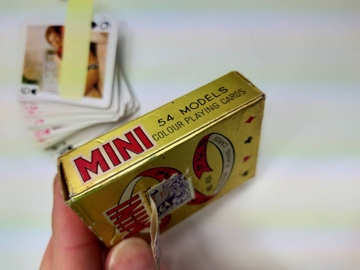 レトロ トランプ 2セット ヌード PLAYING CARDS Maxim MARUZEN OIL ◆9677の画像2