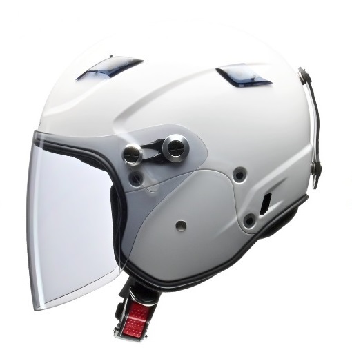 セミジェットヘルメット　X-AIR RAZZO STRADA　ホワイト　フリー(57～60cm未満)サイズ　RAZZO STRADA WH リード工業_画像2