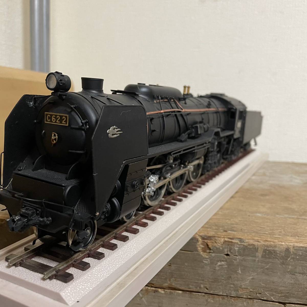 レオパードフラワーブラック D51 486プレート エンブレム 蒸気機関車