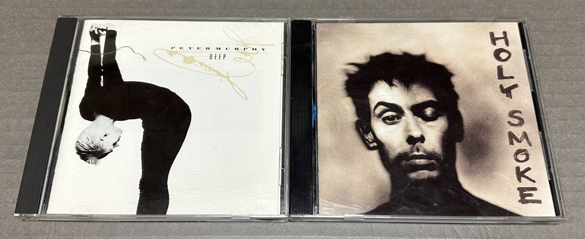 DEEP HOLY・SMOKE PETER MURPHY 2枚セット 中古 1989年・1992年 ピーター・マーフィー バウハウス Bauhaus_画像1