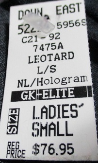 0512 Leotard 1 GK ELITE(GK Elite )