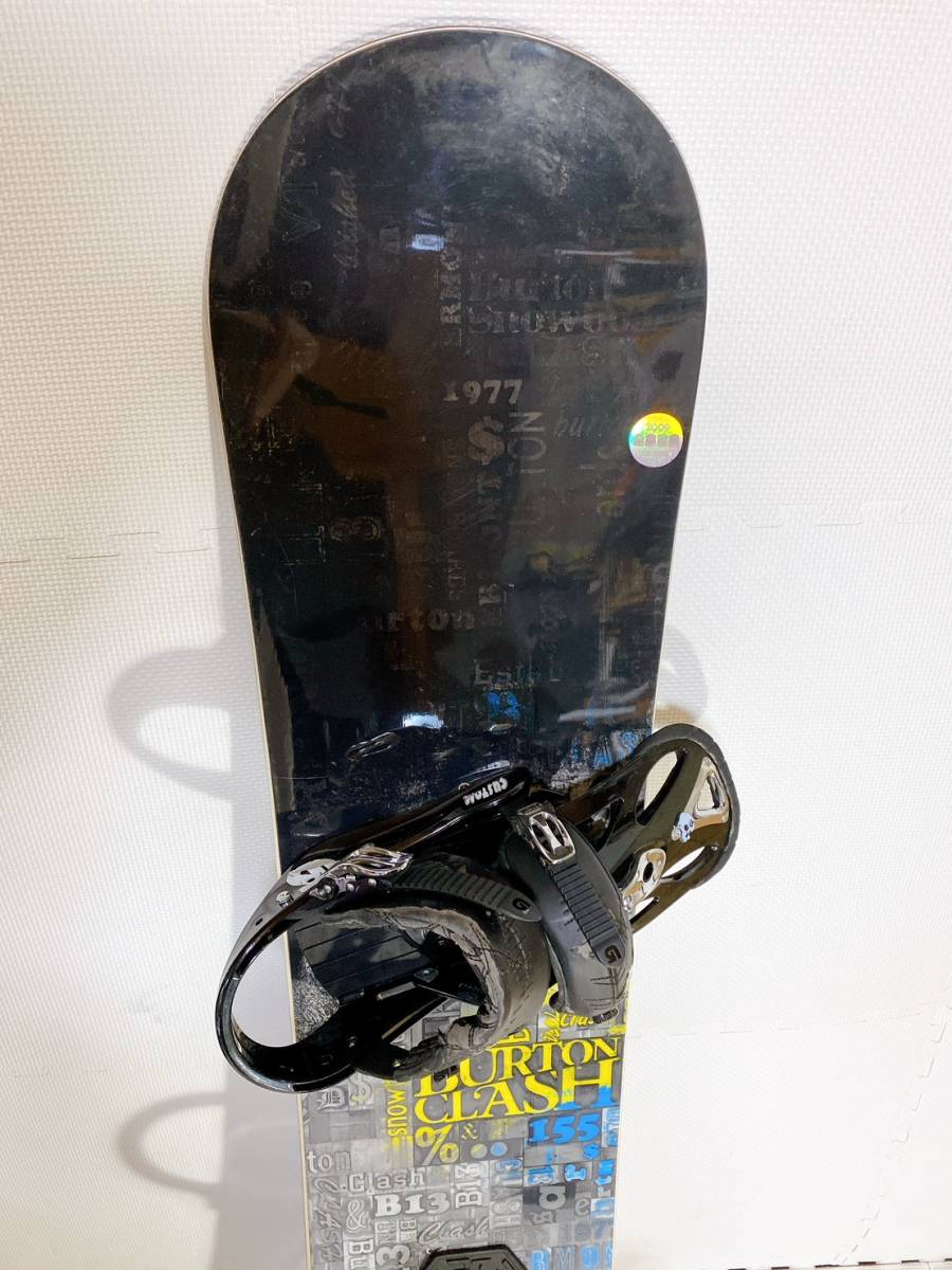 BURTON CLASH スノーボード板 155cm バインディング付き ビギナー