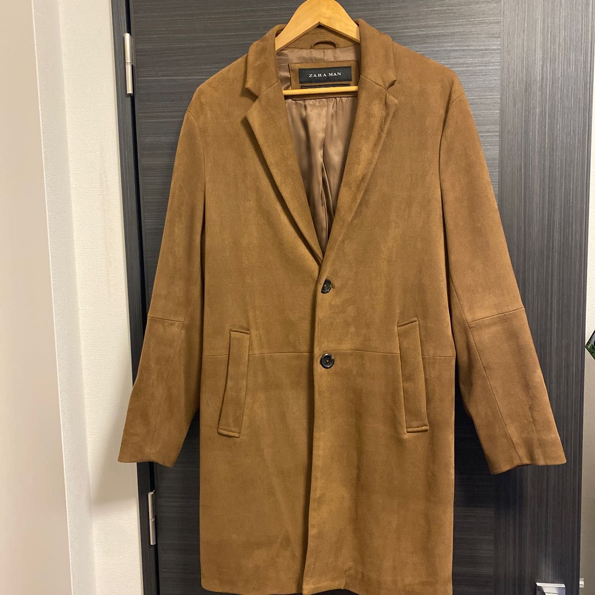 美品！Zara チェスターコート 4way coat カーキ L - アウター