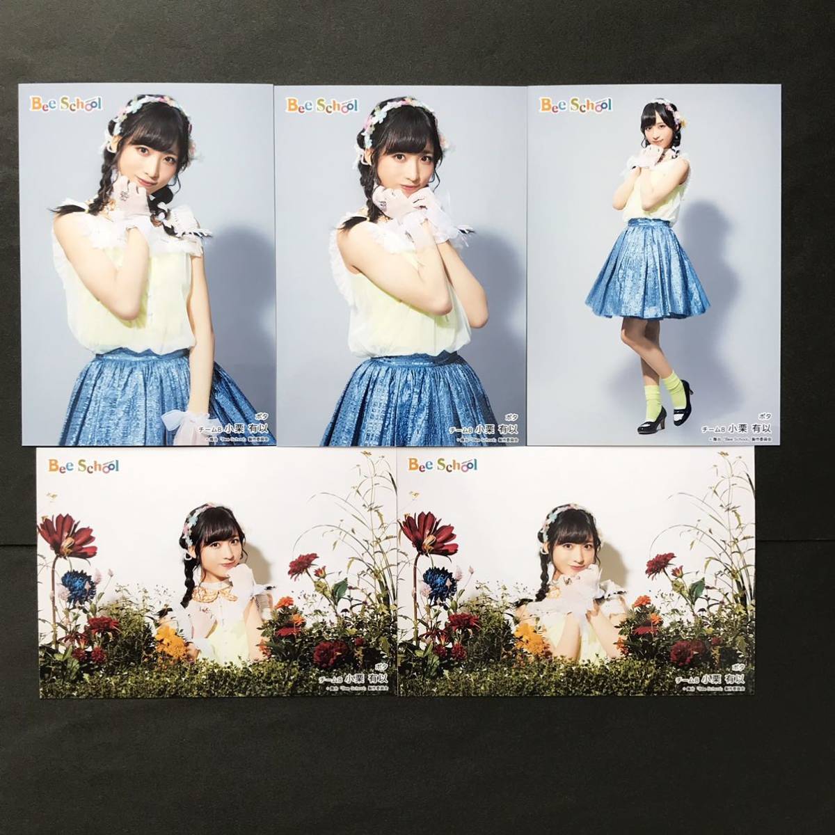 68%以上節約 小栗有以 AKB48 生写真 チーム8 舞台 BeeSchool 5枚