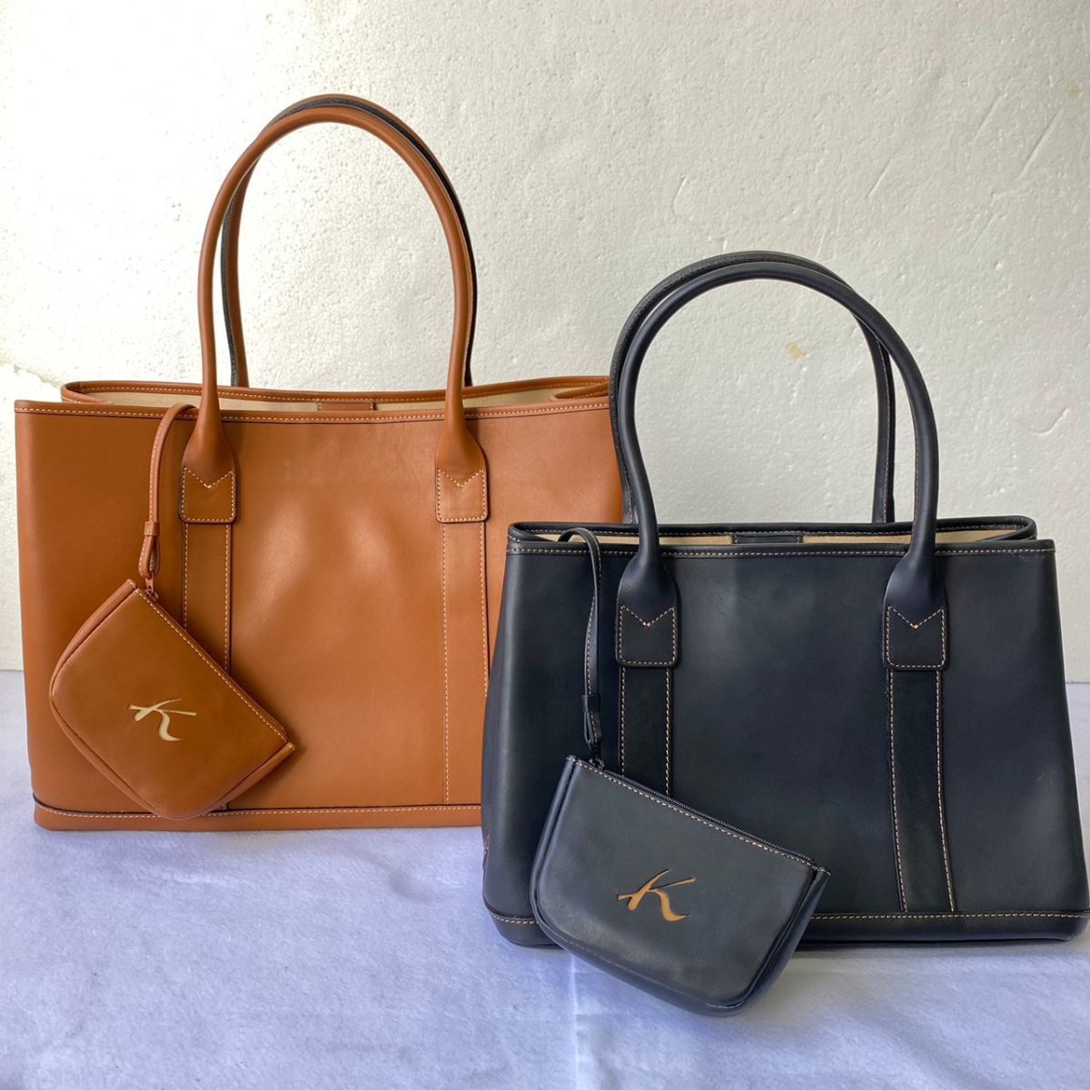 数量限定 Kitamura キタムラ ハンドバッグ レザーバッグ ポーチ付き