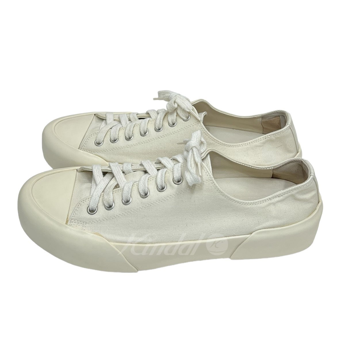 ジルサンダー JIL SANDER　 LOE TOP CANVAS SNEAKER ロートップキャンバススニーカー 商品番号：8071000097545-071S-SHM_画像3