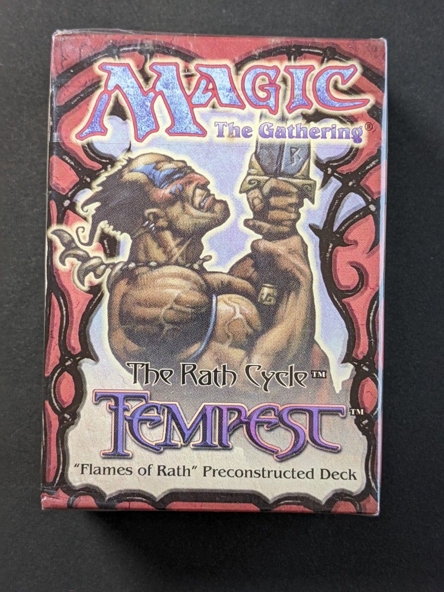 未開封 MTG Tempest Flames of Rath テーマデッキ