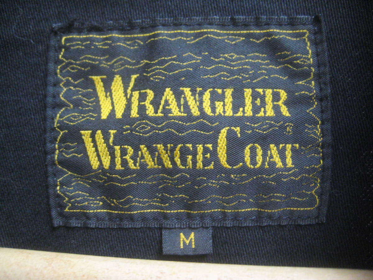 一点物!! Wrangler ラングラー WRANGECOAT ランチコート/ランチジャケット 希少 ブラック系 エポーレット付き サイズ Mの画像4