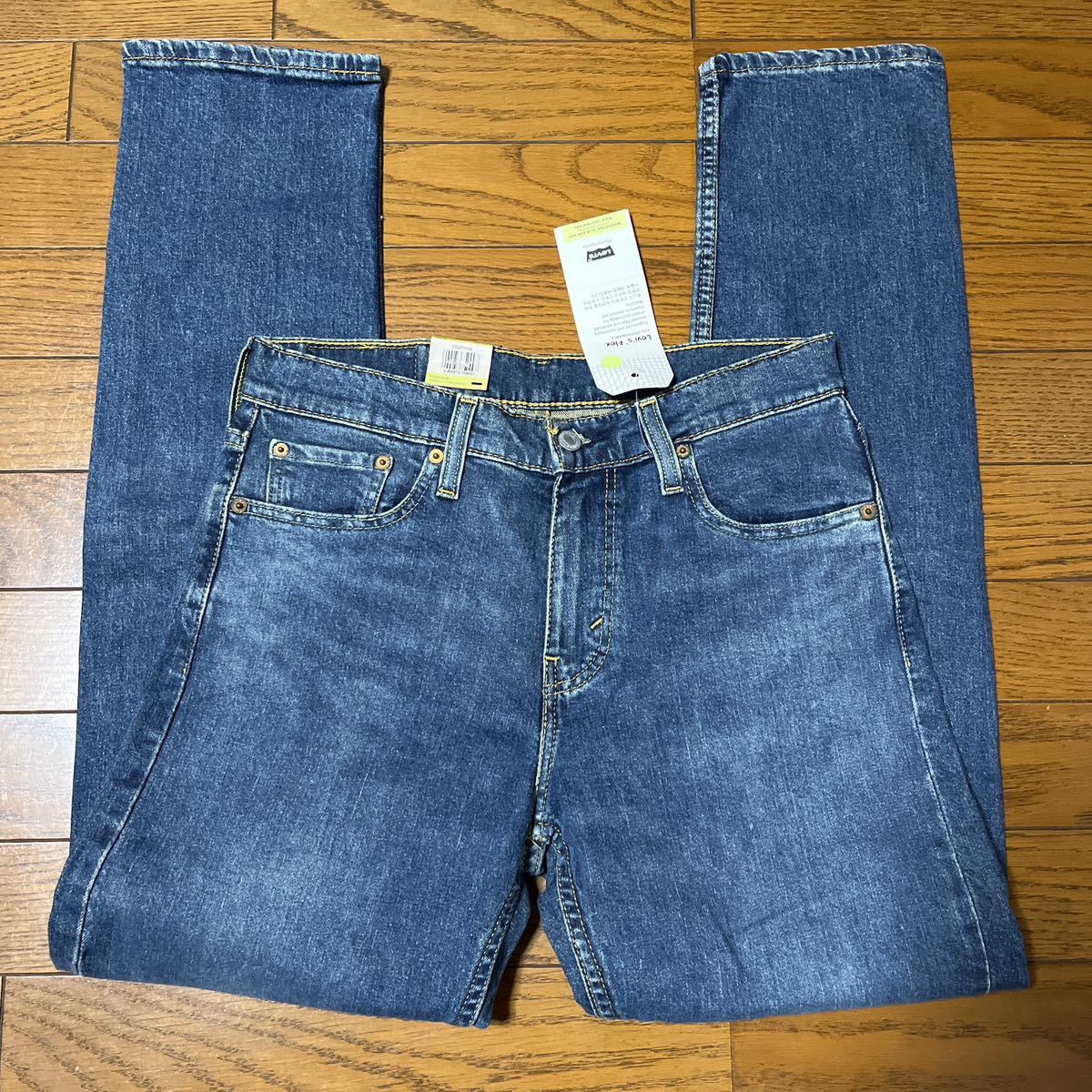 新品W32リーバイス502★TAPERデニムパンツ★ストレッチ素材ジーンズスリムデニムビンテージ加工60650501levis2023JAN_画像2