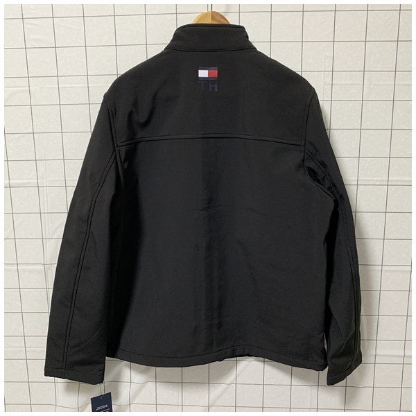 トラックジャケット 裏フリース ソフトシェル BLACK Mサイズ 流行の