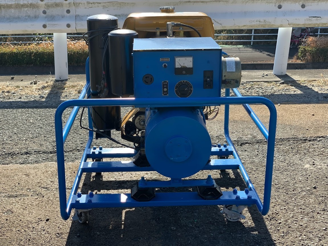 ◆ 日昇製作所 携帯用ガソリン機関発電機 交流発電機★200 V/14.5 /60 HzA★作動確認済【中古品】静岡県湖西市発_画像5