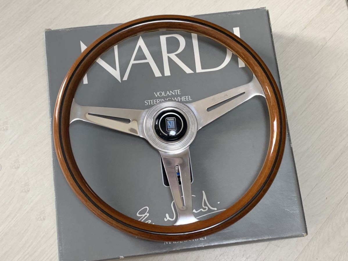 NARDI Classic】36.5Φ ウッドステアリング 美品 即決大歓迎 品質のいい