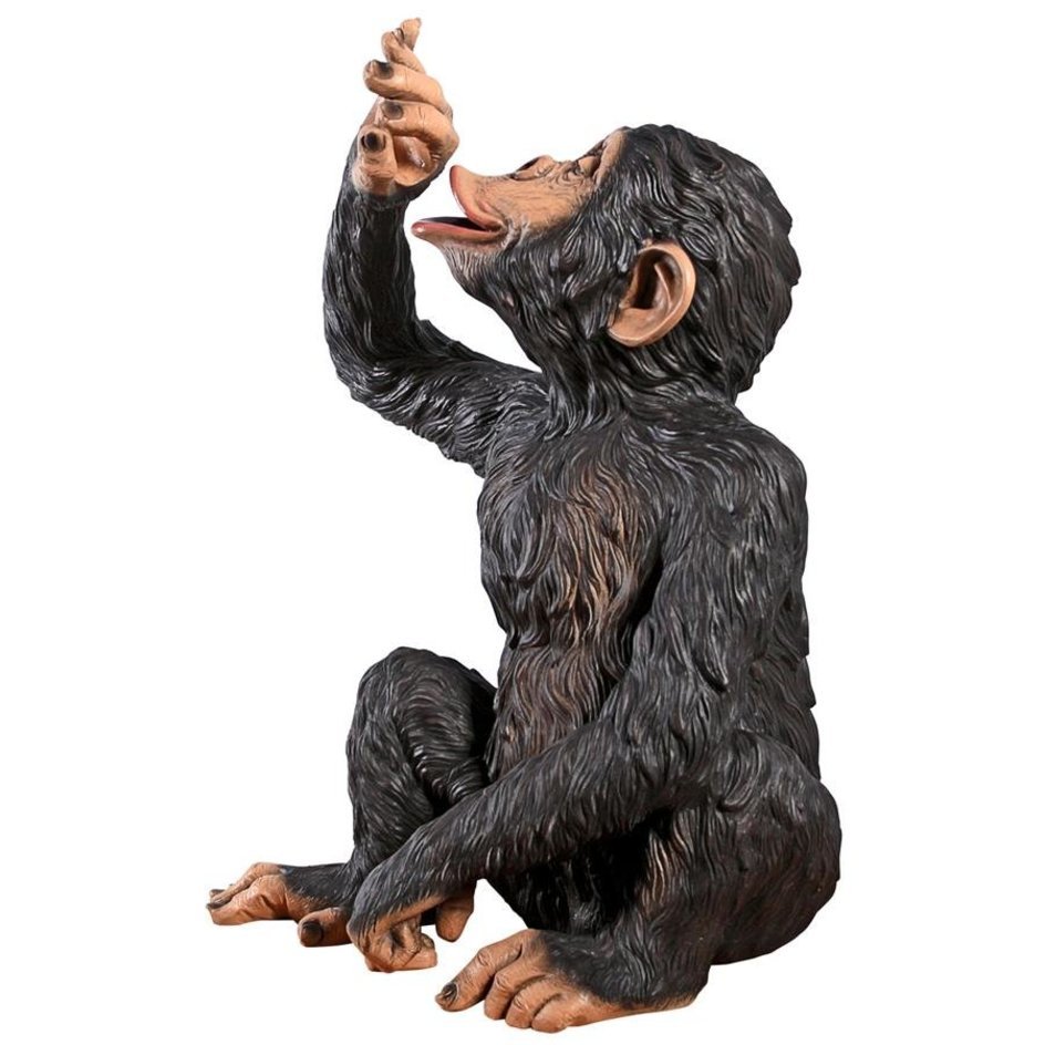 アニス酒（アニセッタ）を飲んでいる、チンパンジー彫像 装飾彫刻 置物