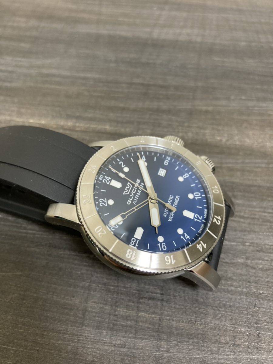 glycine airman GL0156 エアマン 美品-