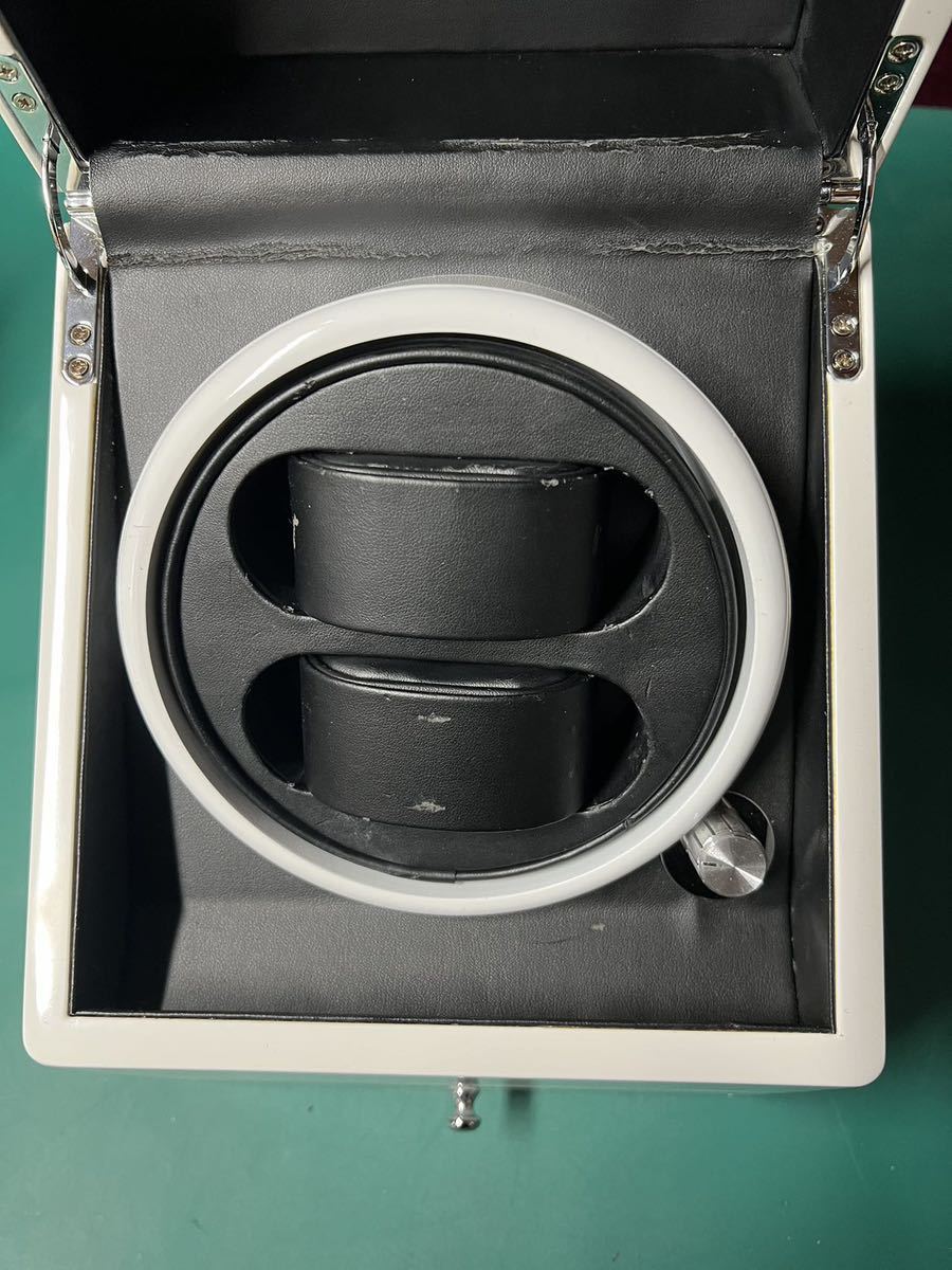 ワインディングマシーン 2本巻 WATCH WINDER dual VS-WW002 5本収納 動作OK (80s)の画像3