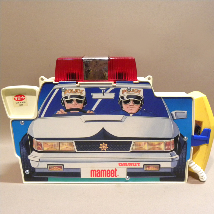 【未使用 新品】1980年代 当時物 マミート(バンダイ) 電子パトカー ( 古い 昔の ビンテージ 昭和レトロ )_画像4