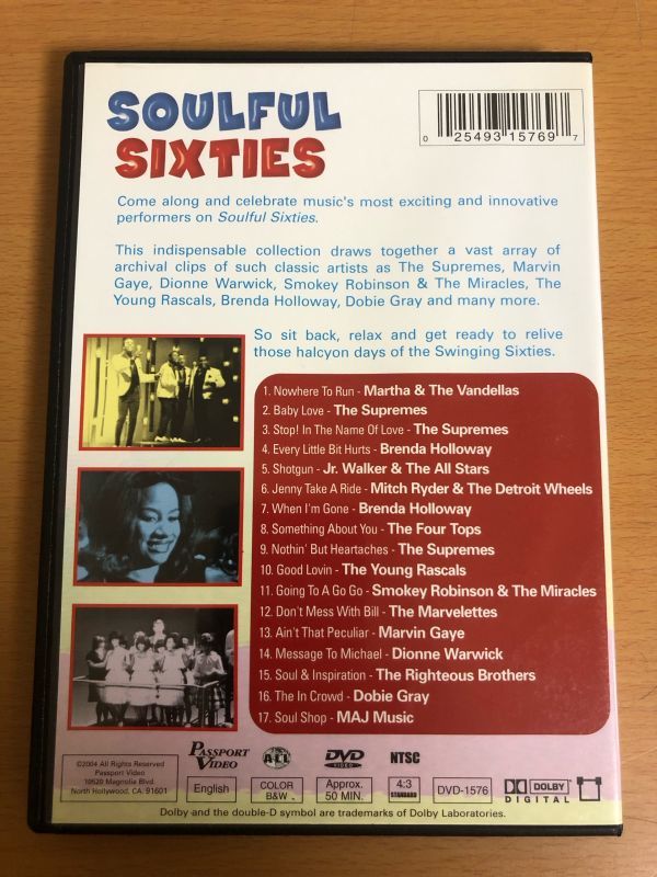 【送料160円】Soulful Sixties The Supremes/Marvin Gaye/DIONNE WARWICK/SMOKEY ROBINSON/THE MIRACLES/THE FOUR TOPS/DOBIE GRAY_画像2