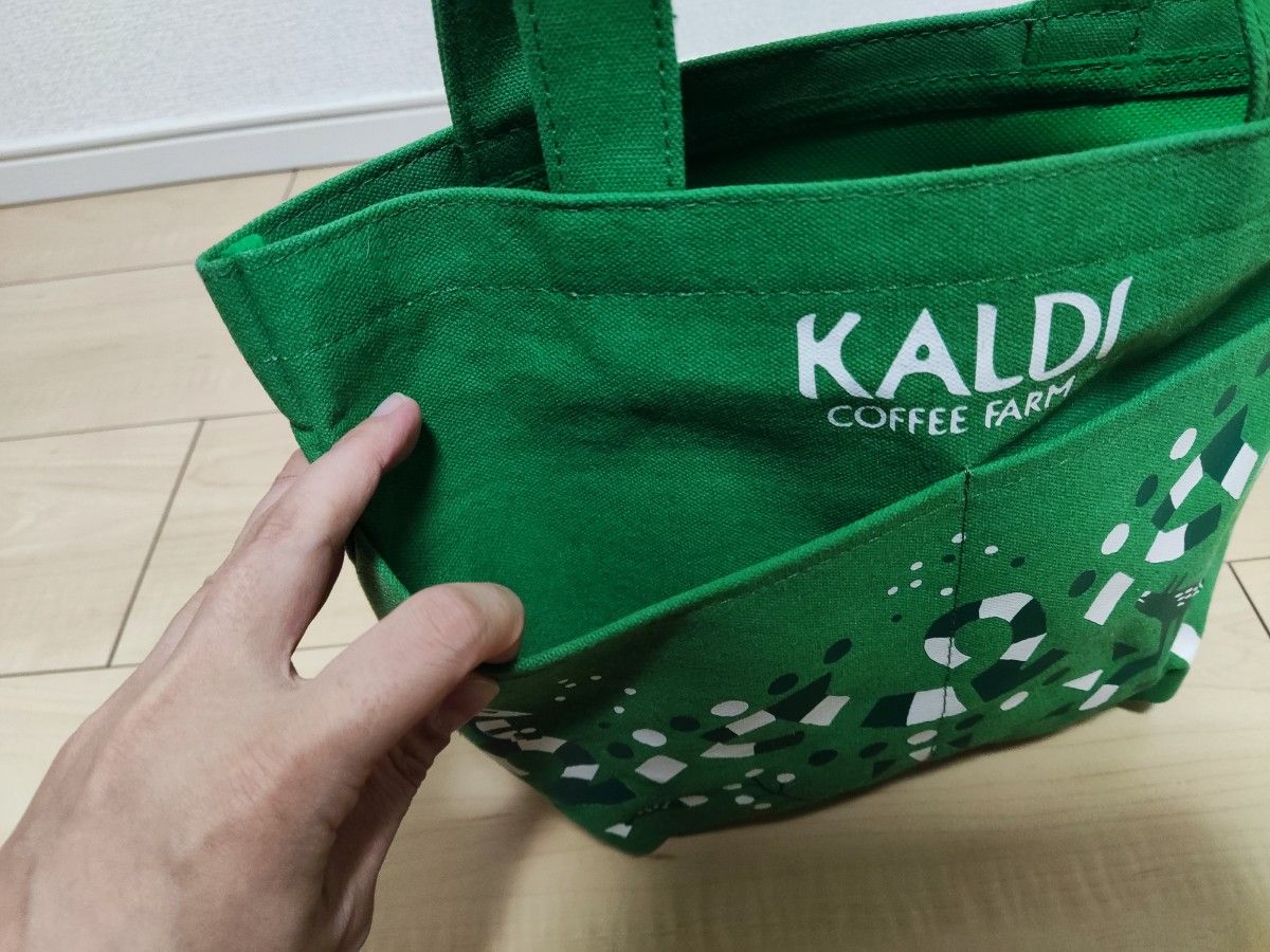 カルディ コーヒー 福袋 トートバッグ グリーン 緑 KALDI 未使用｜PayPayフリマ