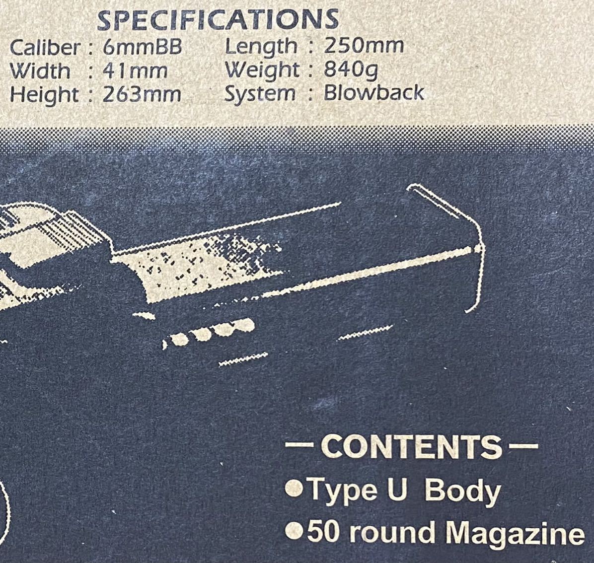 ほぼ新品 マルゼン TYPE-U マイクロ UZI フルオート ガス ブロー ほぼ新品 マルゼン TYPE-U マイクロ UZI フルオート ガス ブロー