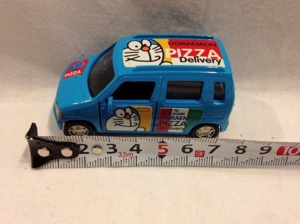 #2121# out of print #MTECH Doraemon PAZZA pizza Delivery car minicar ornament collection 