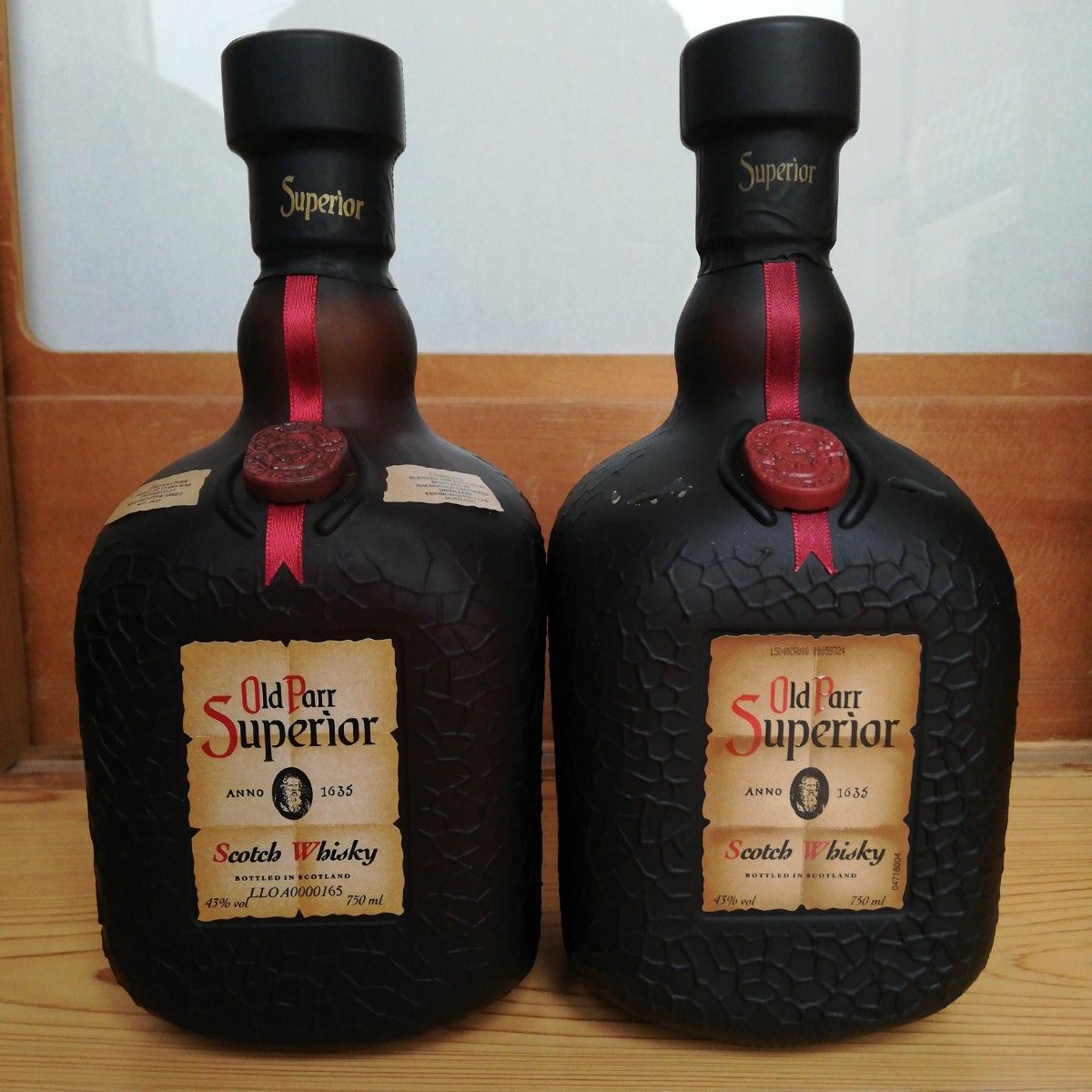 Old Parr Superior オールドパースーペリア 旧ボトル 2本セット Old Parr Superior オールドパースーペリア 旧ボトル 2本セット