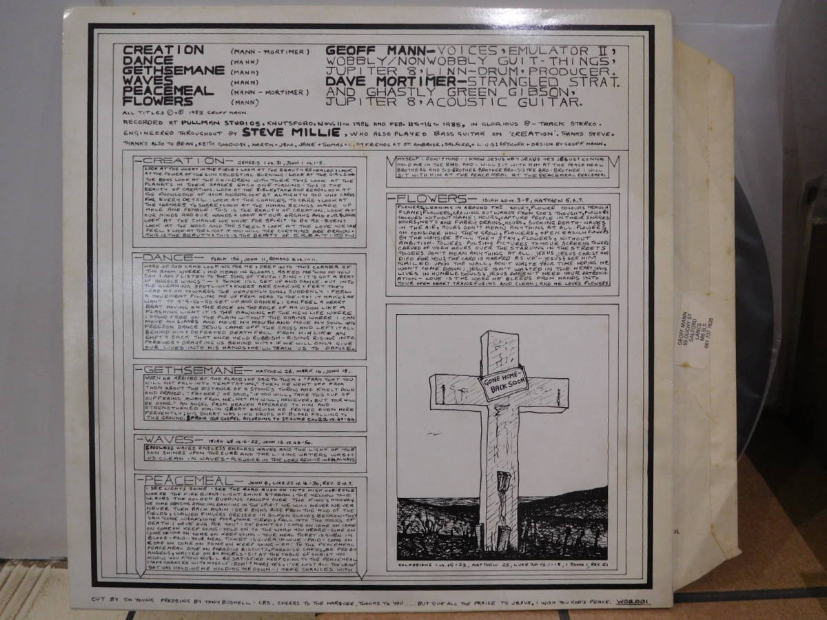○GEOFF MANN/PSALM ENCHANTED EVENING UK輸入オリジナル盤LPレコード　WOB 001_画像2