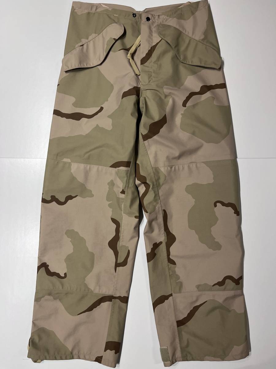 ★送料込み US ARMY 2000年製 米軍実物 ECWCS 3C GORETEX オーバーパンツ デザート 迷彩 ゴアテックス SMALL  REGULAR ビンテージ 美品 ★