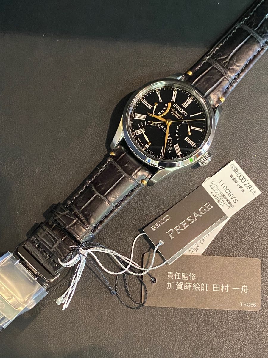 新品　セイコー　プレザージュ　プレテージライン　漆　ブラック　　　ＳＡＲＤ０１１ SEIKO メンズ腕時計 自動巻き