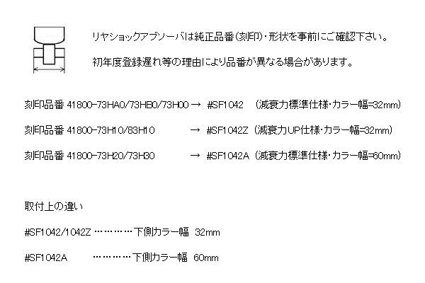 KYB カヤバ ショック ローファースポーツ 1台分キット MRワゴン MF21S H13.12～H16.3 FF 1型 スポーツ除く 個人宅発送可_画像2