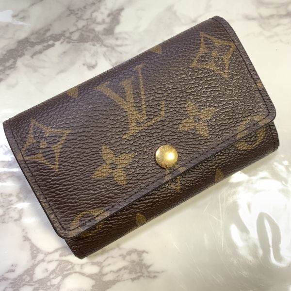 【1品限り】 ルイヴィトン キーケース 6連 モノグラム ブラウン イニシャル付き LOUIS VUITTON #B275_画像2