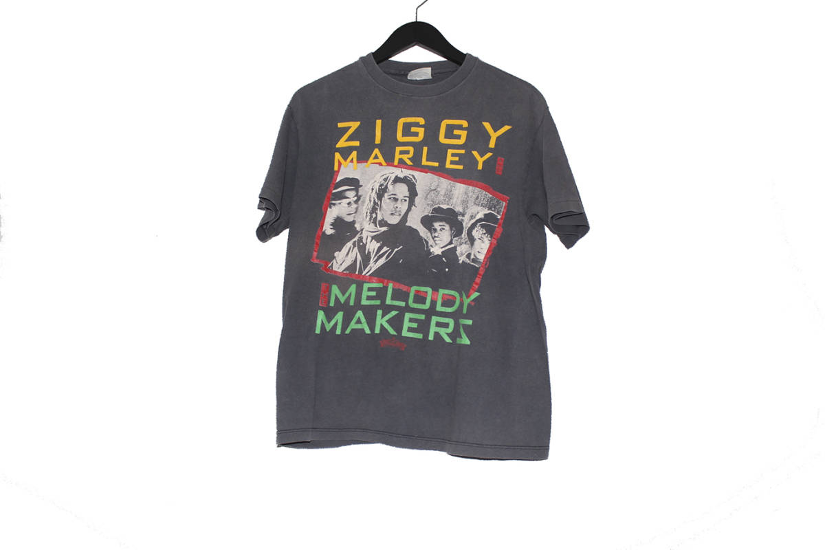 VINTAGE ZIGGY MARLEY MELODY MAKERS TEE SIZE L MADEI N