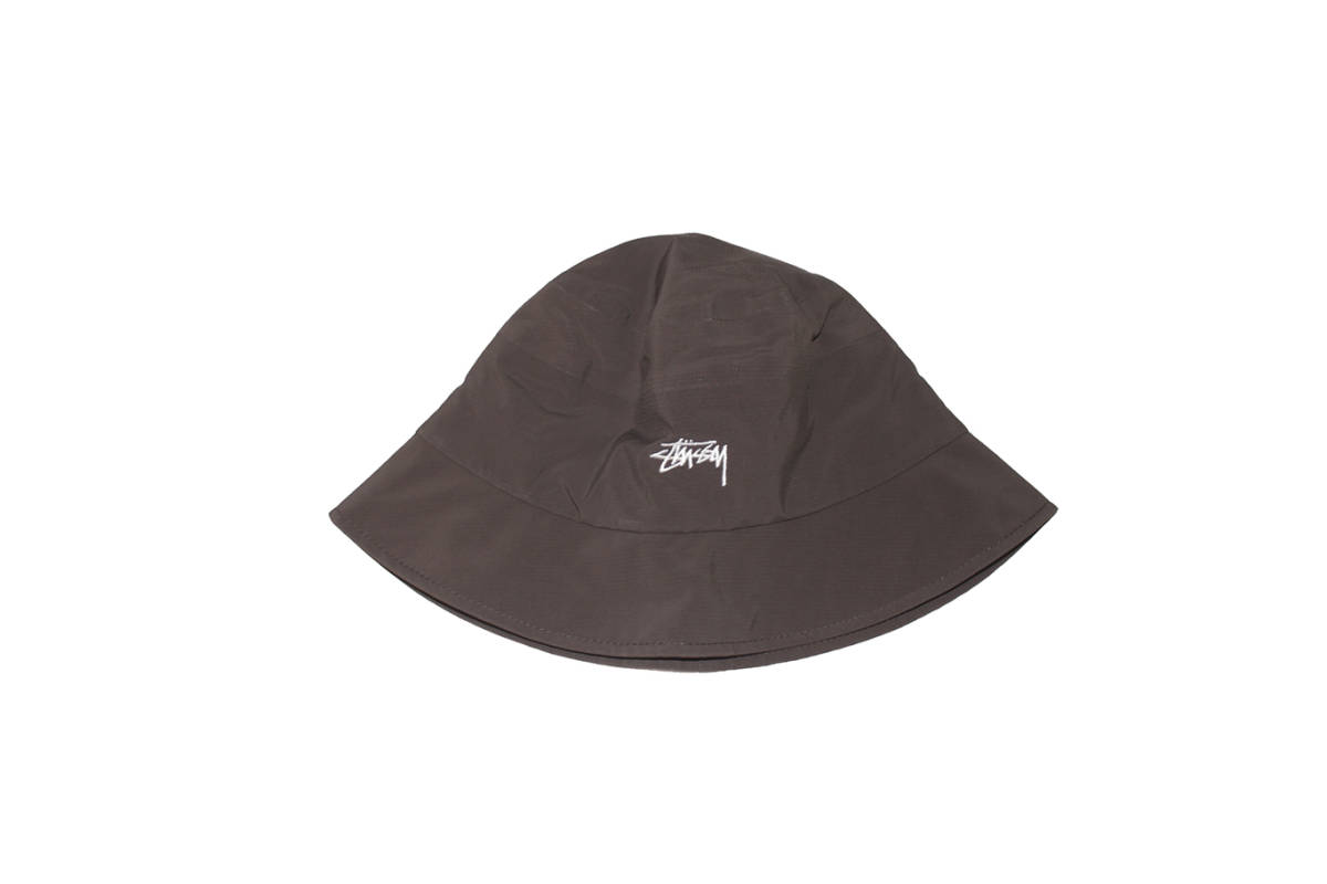 帽子 STUSSY OUTDOOR PANEL BUCKET HAT BROWN SIZE L/XL