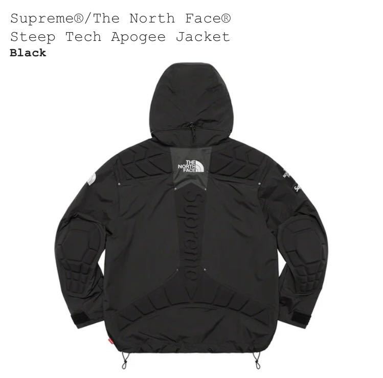 22fw Supreme THE NORTH FACE Steep Tech Apogee Jacket Black 黒 L シュプノース シュプリーム box logo _画像3