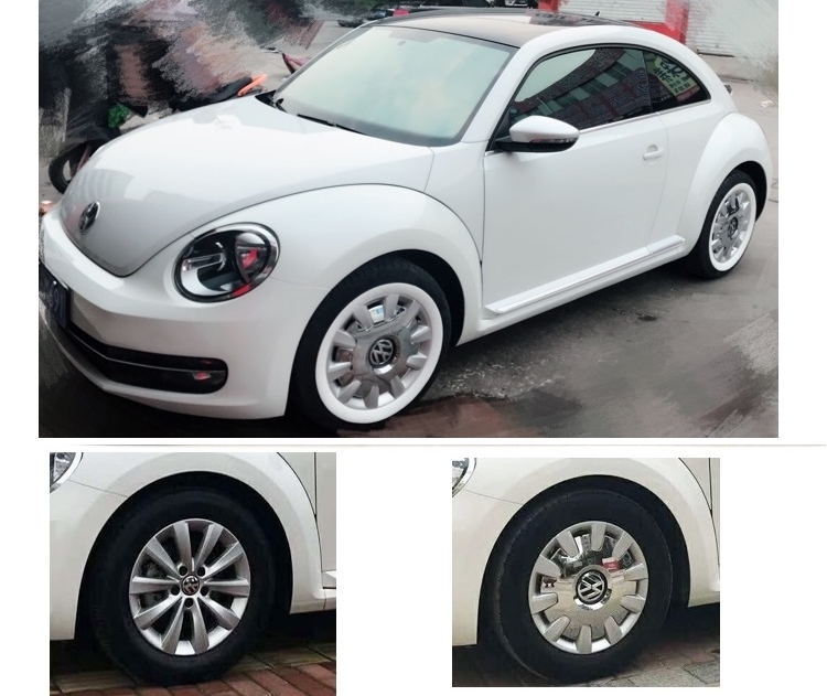 VW The * Beetle 17 -дюймовые колесные диски покрытие 4 шт 