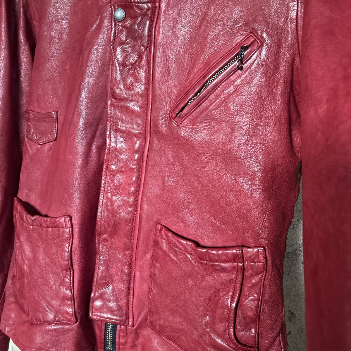 高質で安価高質で安価glamb Durden Leather Jacket ブラック サイズ3