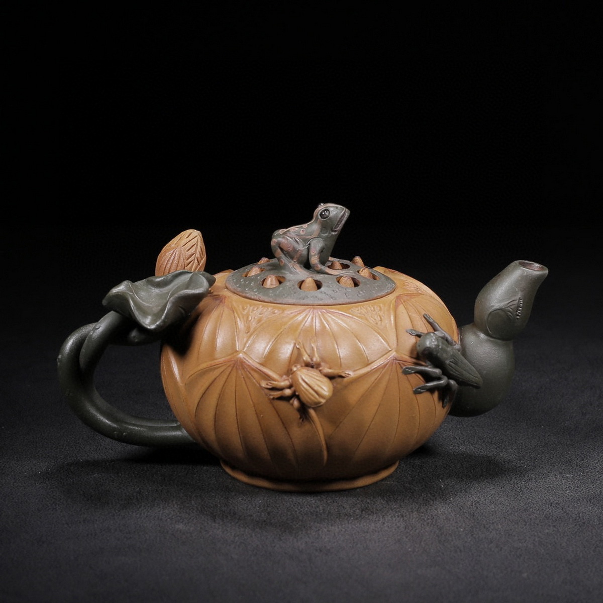 売れ筋ランキングも掲載中! 明神 中国 時代物 蒋蓉銘 蛙鈕蓮花型茶壺